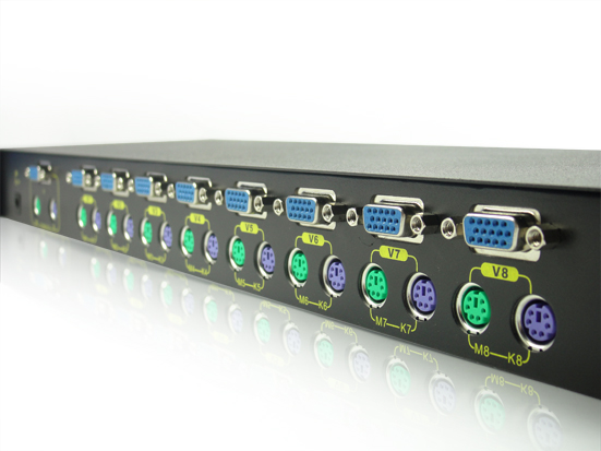 8 PORT PS/2 KVM SWITCH